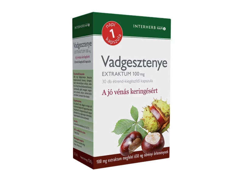 Interherb NAPI1 Vadgesztenye Extraktum kapszula 30 db