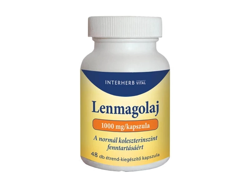 Interherb VITAL Lenmagolaj kapszula 48 db