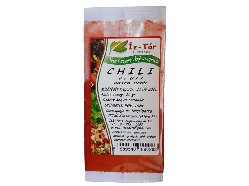 Íz Tár chili extra erős őrölt 10g