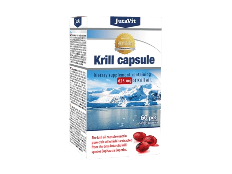 JutaVit Krill olaj 625 mg 60db