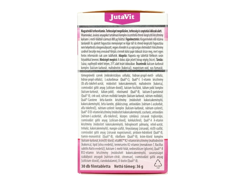 Jutavit Magzatvédő terhesvitamin 30db