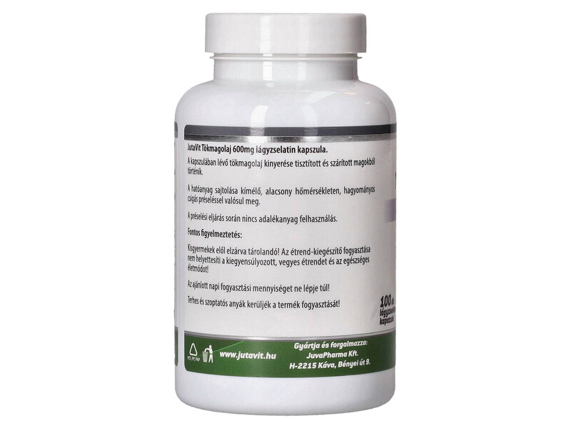 Jutavit Tökmagolaj 600mg 100db kapszula