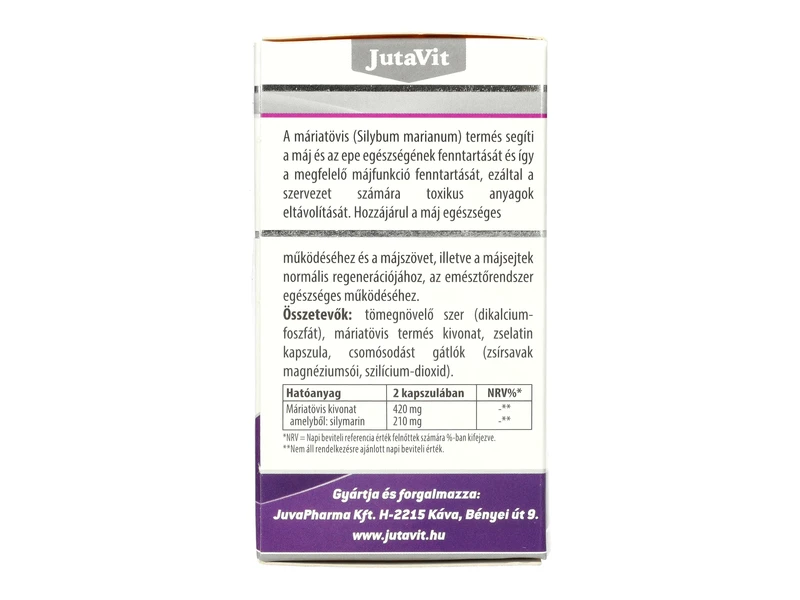 JutaVit Silymarin 210 máj kapszula 60db