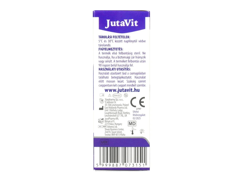 Jutavit EyeClinic száraz szemre 10ml