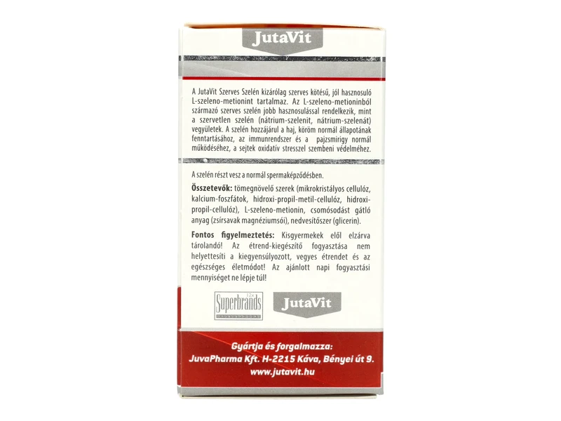 Jutavit Szerves szelén 100db