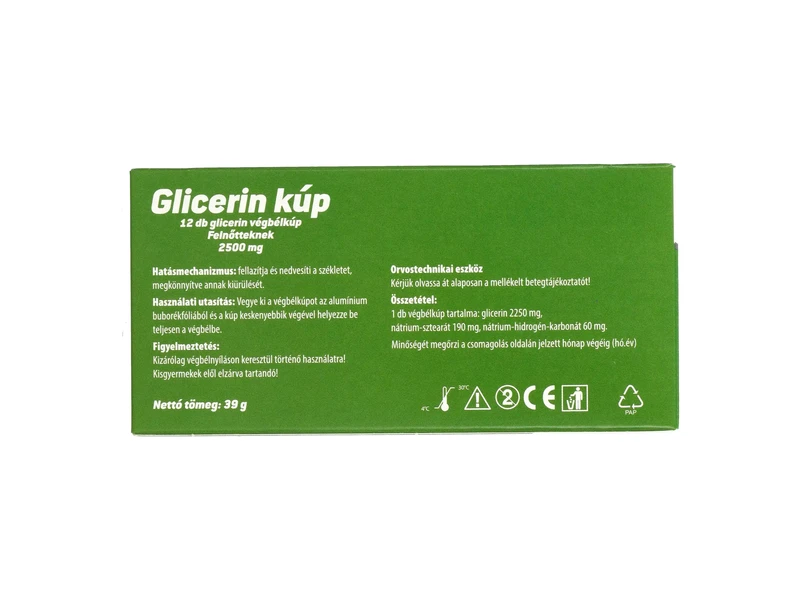 JutaVit Glicerin kúp felnőtteknek 12db