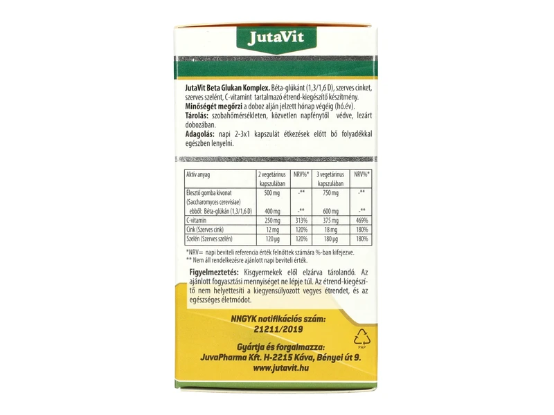 Jutavit Beta Glukan komplex 70db