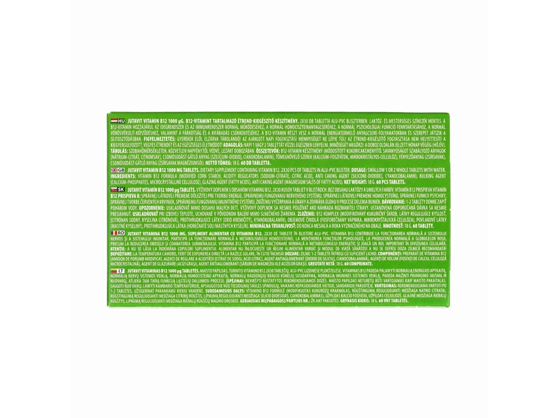 JutaVit B12-vitamin 1000µg 60db