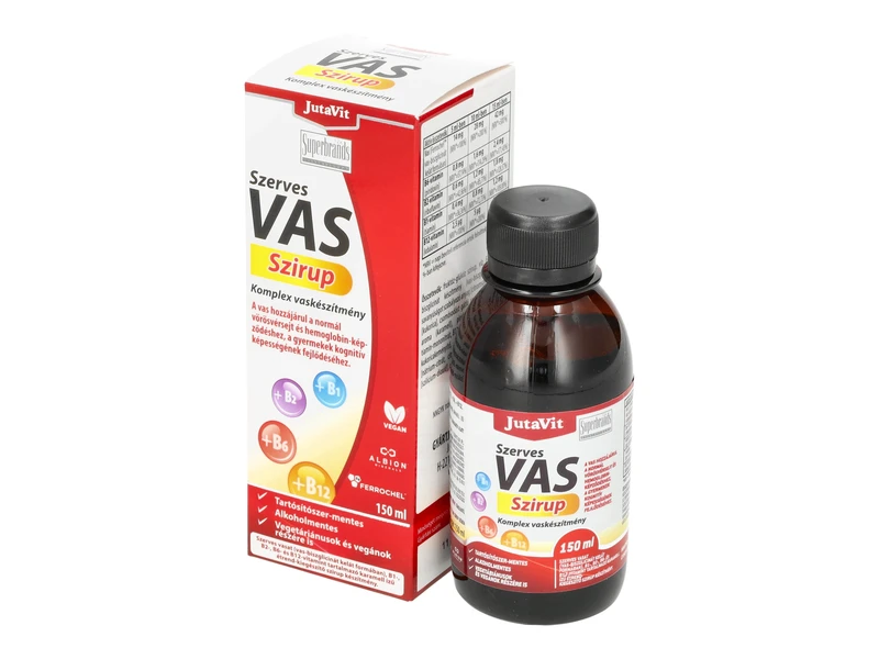 JutaVit Szerves Vas Szirup 150 ml