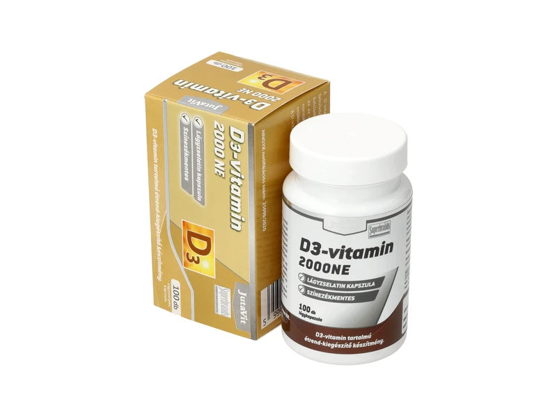 JutaVit D-vitamin 2000NE lágykapszula 100db
