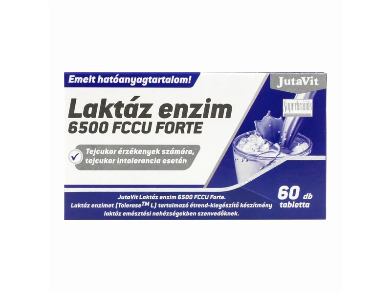 Jutavit Laktáz Enzim 6500 FCCU Forte tabletta 60db