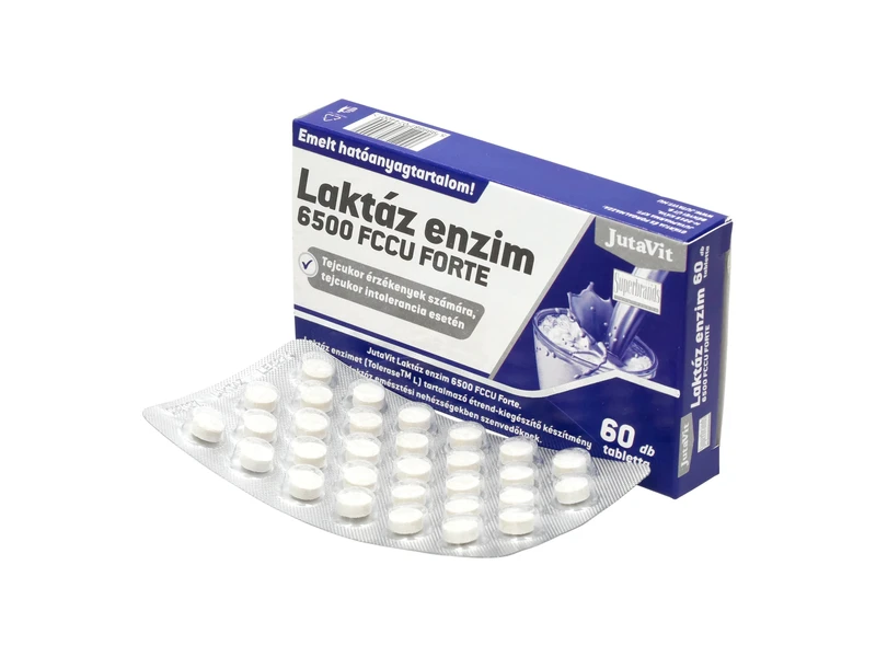 Jutavit Laktáz Enzim 6500 FCCU Forte tabletta 60db