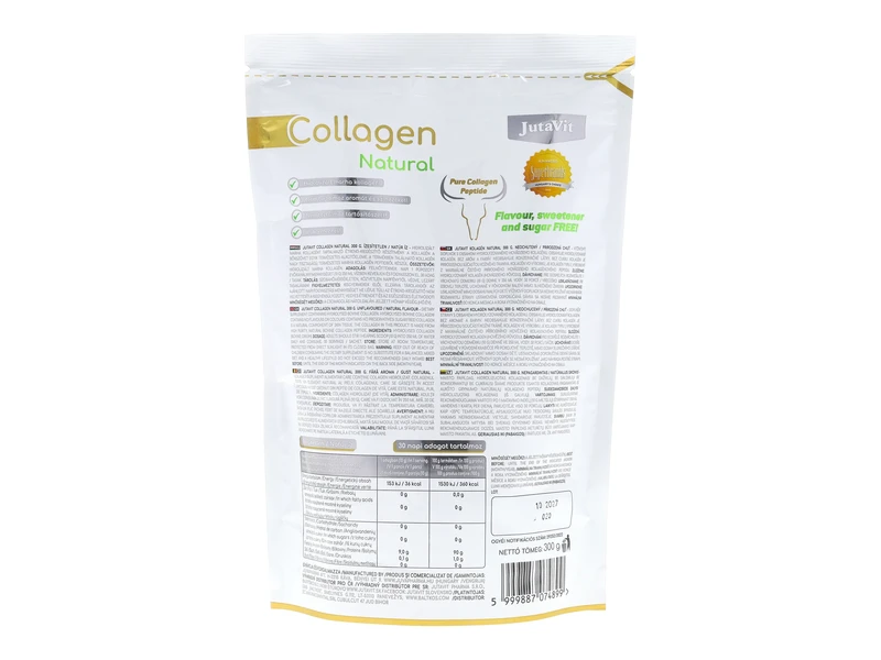 JutaVit Collagen Natural natúr íz 300g