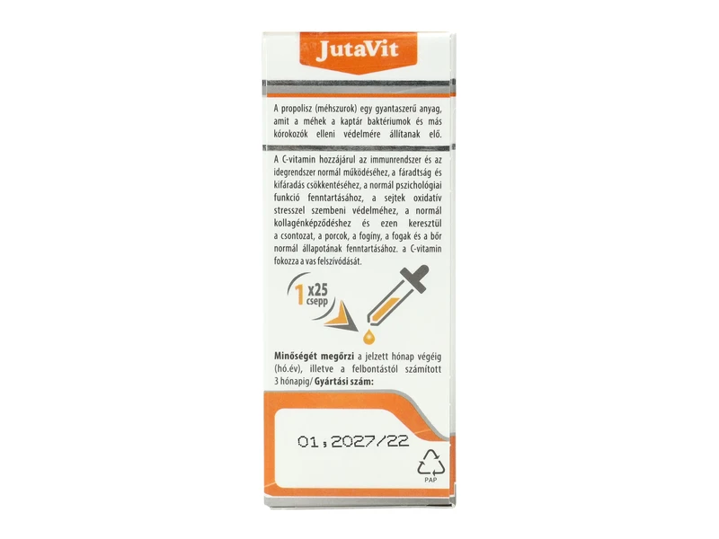 JutaVit Propolisz+C-vitamin csepp 30 ml