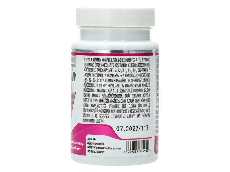 JutaVit B-komplex lágyzselatin kapszula 100db