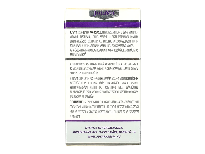JutaVit Szem-Lutein Pro 40mg 60db
