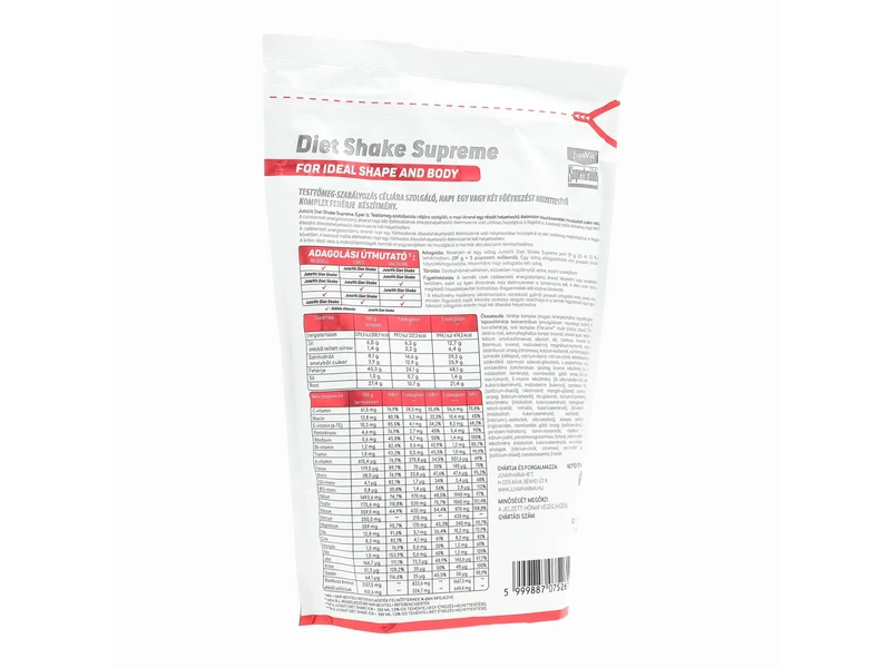 JutaVit Diet Shake Supreme Eper íz 702 g