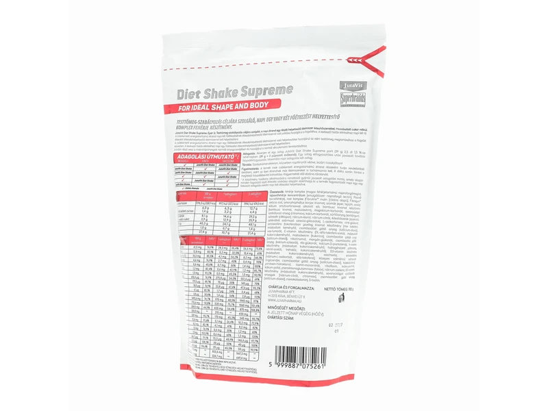 JutaVit Diet Shake Supreme Eper íz 702 g
