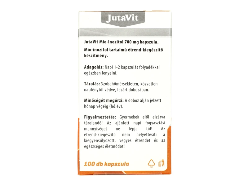Jutavit Mio-inozitol 700 mg kapszula 100 db