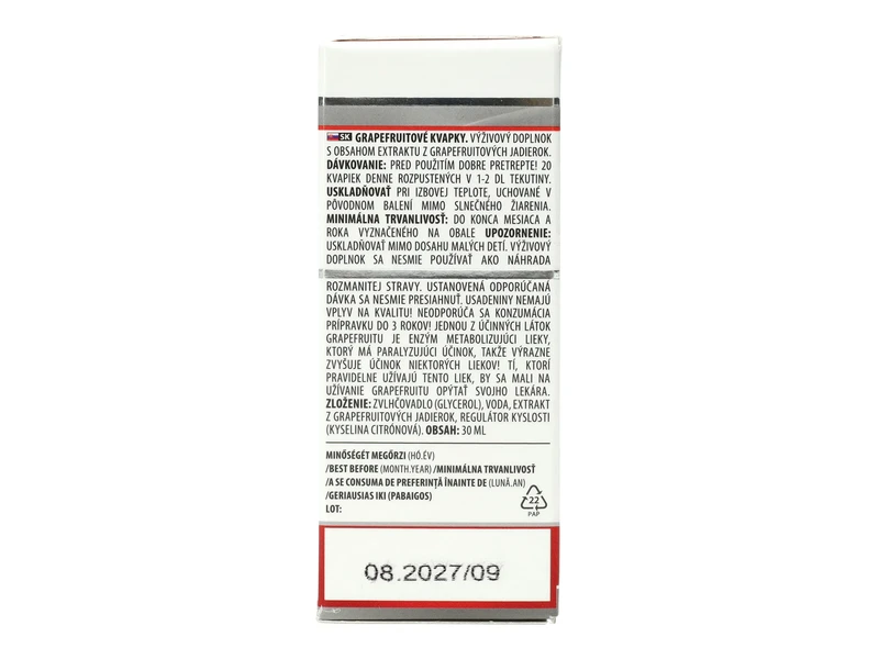 JutaVit Grapefruit csepp kivonat 30ml