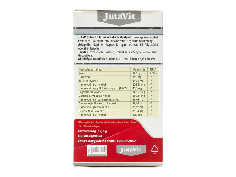 JutaVit Slim Lady Fat Burner 100db