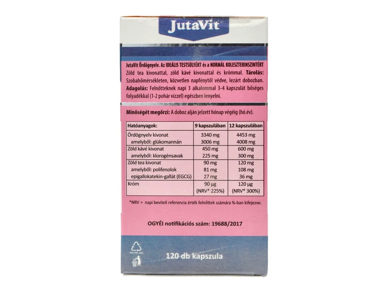 JutaVit Ördögnyelv kapszula 120db