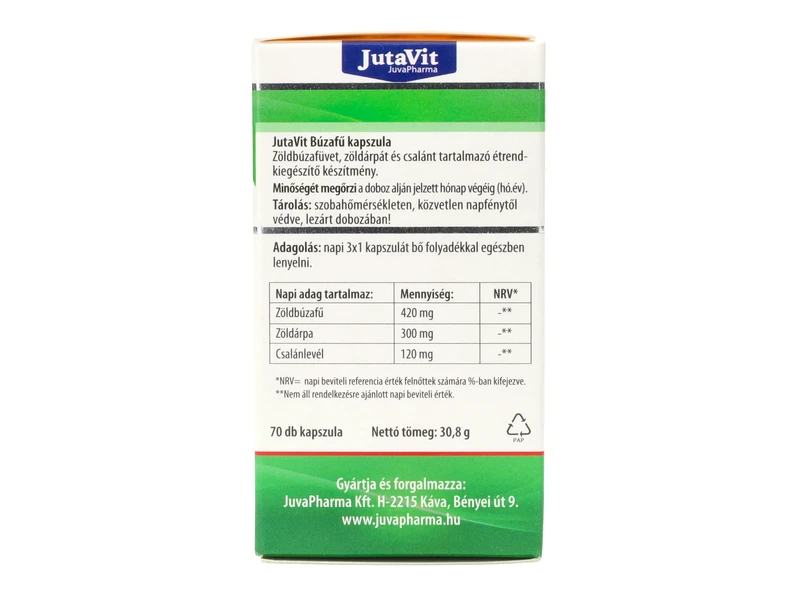 Jutavit Búzafű kapszula pH balance 70 db