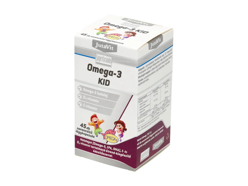 JutaVit Omega-3 kid rágókapszula 45db