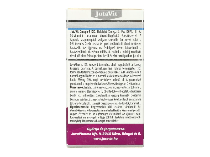 JutaVit Omega-3 kid rágókapszula 45db