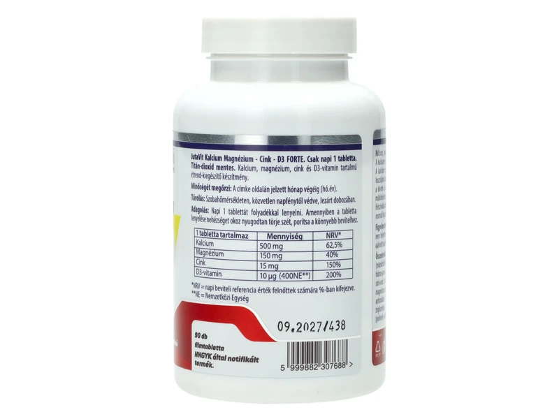 Jutavit Kalcium-Magnézium-Cink Forte 90db