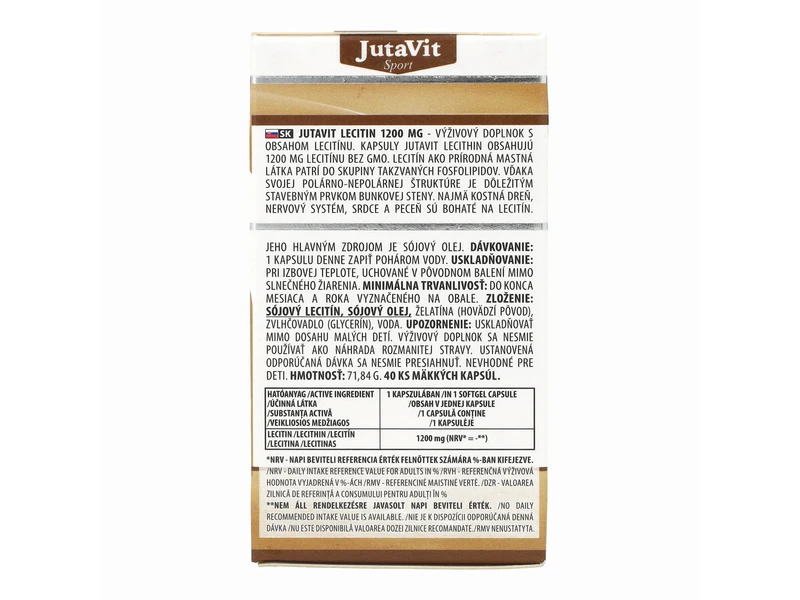 JutaVit Lecitin kapszula 40db