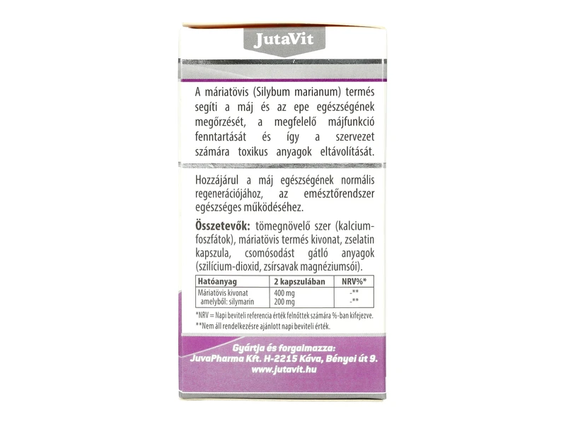 JutaVit Máj egészsége kapszula 60db