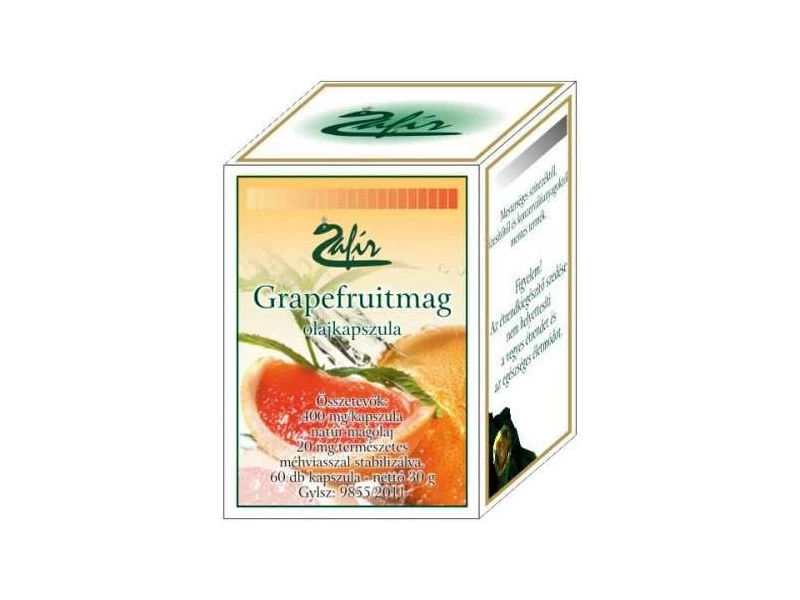 Grapefruitmag Olajkapszula 60 db (Zafír)
