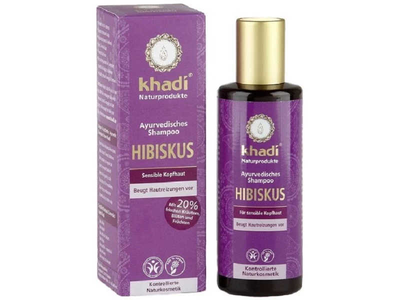 Khadi ayurvédikus sampon Hibiszkusz 210ml