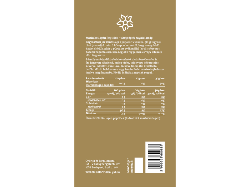 GAL Marhakollagén peptidek Klasszik 300g