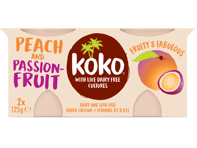 KOKO KÓKUSZGHURT BARACK-MARACUJÁS 2X125G
