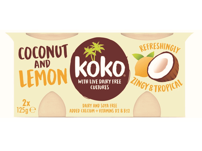 KOKO KÓKUSZGHURT KÓKUSZ-CITROMOS 2X125G