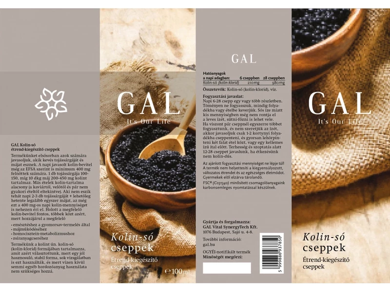 GAL Kolin-só cseppek 100ml