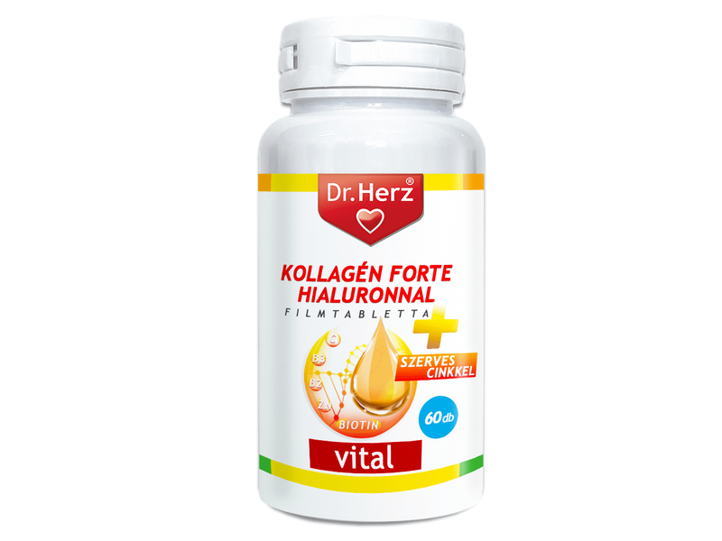 DR Herz Kollagén Forte Hialuronnal 60 db tabletta
