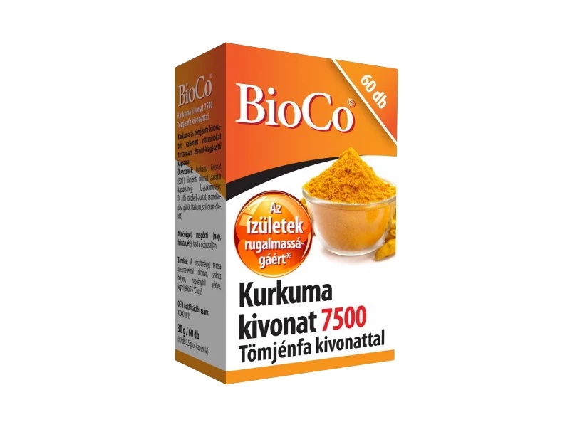 Kurkuma 7500mg kivonat kapszula 60db (BioCo)