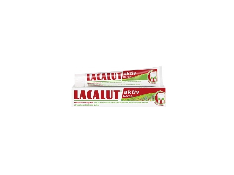 Lacalut aktív Herbal fogkrém 75 ml