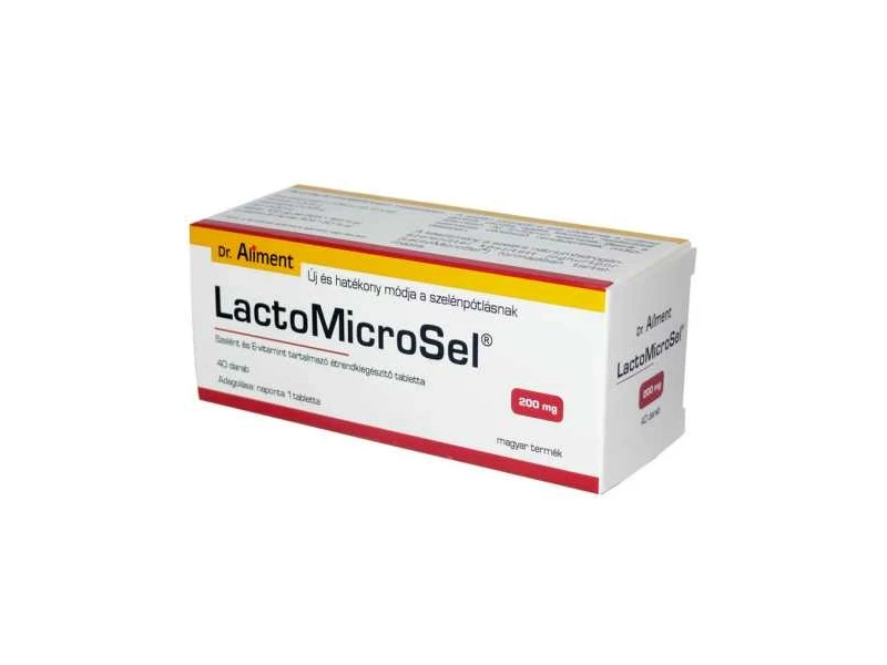 Lactomicrosel 40 db 200 mg tabletta (Dr. Aliment)