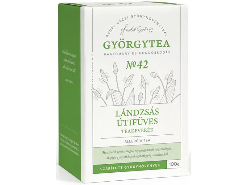 Györgytea Lándzsás Útifüves Teakeverék 100 g