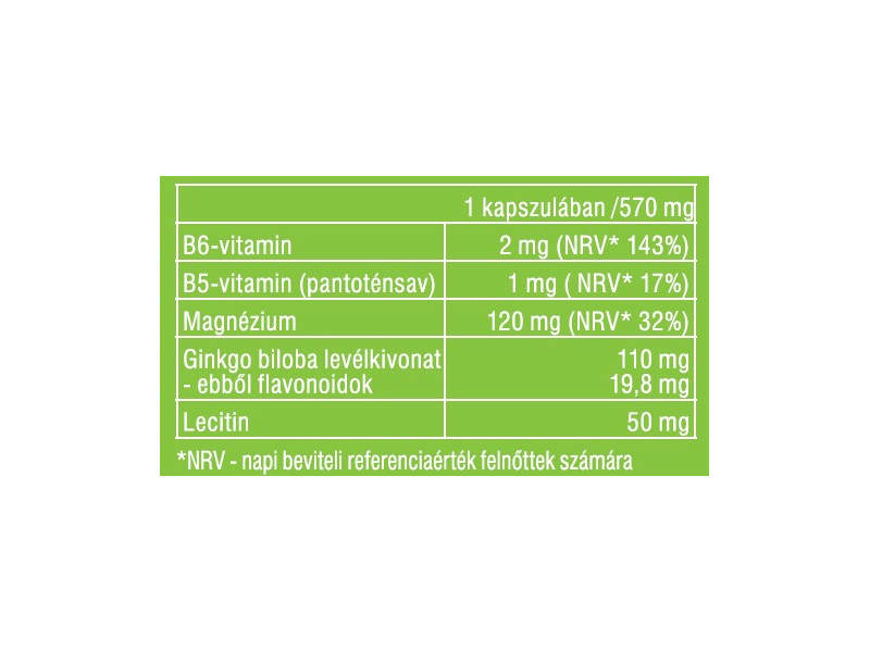 Bilomag PLUS 110 mg Ginkgo biloba 60db kapszula