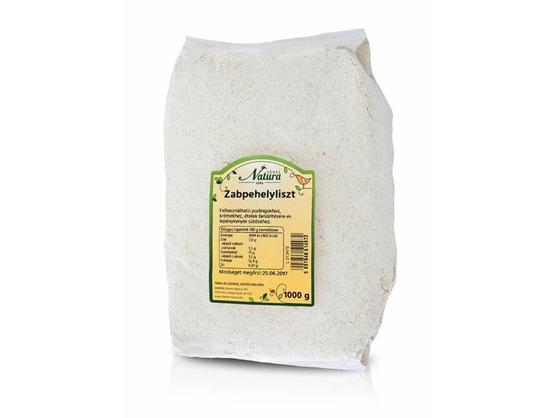 Zabpehelyliszt 1000g - 1kg (Dénes Natura)