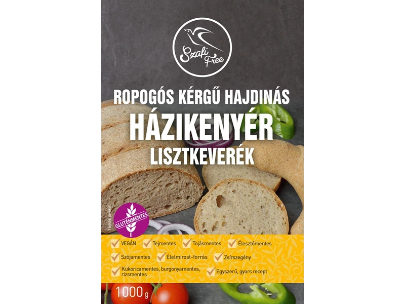 Szafi Free ropogós kérgű hajdinás házikenyér lisztkeverék 1000 g