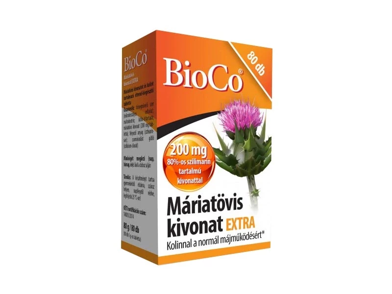 Máriatövis kivonat extra kapszula 80 db BioCo