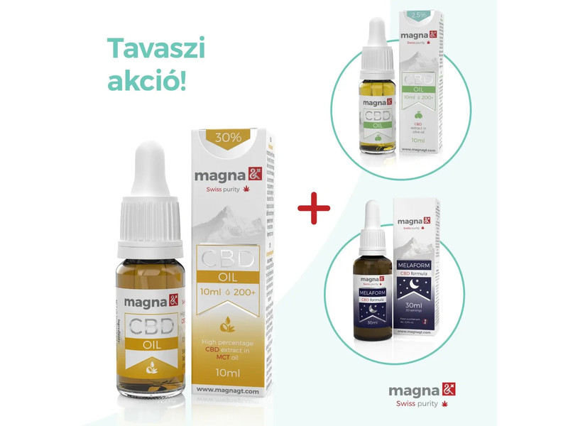 Magna G&T Szájápolási termék 30% CBD (MCT olajban) 10ml + ajándék csomag
