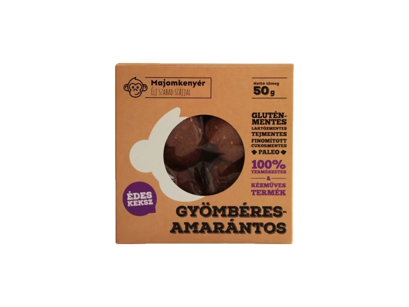 Majomkenyér gyömbéres amarántos paleokeksz 50 g