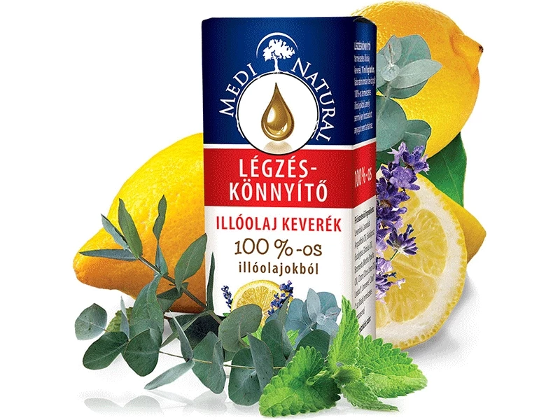 MediNatural légzéskönnyítő illóolaj 10 ml